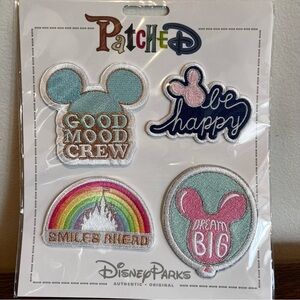 Disney Parks Patched Mickey Mouse Icon Patch Set
